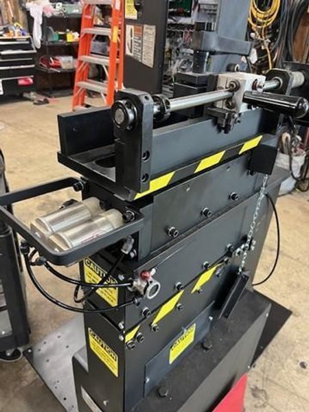 10&quot; KENT SHEAR END COIL STRIP WELDER WITH LINCOLN MAXSTAR 200 TIG WELDER **REBUILT**: STOCK #22610