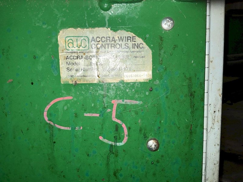 9,000 LB X 72" AWC ACCRA WIRE CONTROLS MODEL #F-400 HORIZONTAL PALLET TYPE COIL REEL UNCOILER: YOBRO #24941