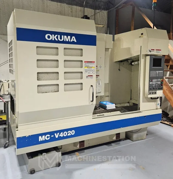 Okuma MC-V4020 CNC Vertical Machining Center – 4th Axis Mill