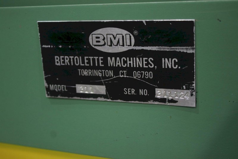 BERTOLETTE MODEL #311 TUBE &amp; PIPE CUT OFF: STOCK #74093