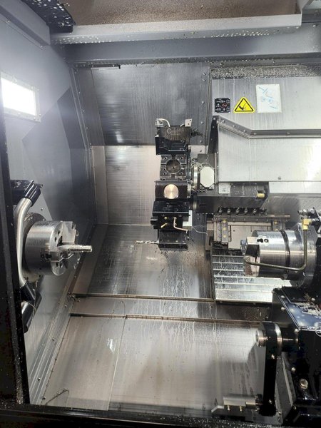 Hurco TMX8MYSi CNC Mill/Turn Lathe, with Hurco Ctrl., 4500 RPM, 12 Turret,  Live Tooling, Barfeeder, 37 HP, New 2023