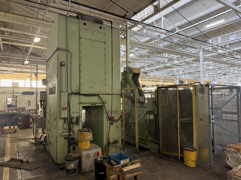 630 TON AIDA MODEL #K-630 KNUCKLE JOINT PRESS, NEW 1991: YOBRO #25820