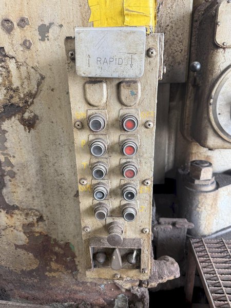 84” X 100 HP BLANCHARD MODEL #42-84 ROTARY SURFACE GRINDER : YOBRO #25951