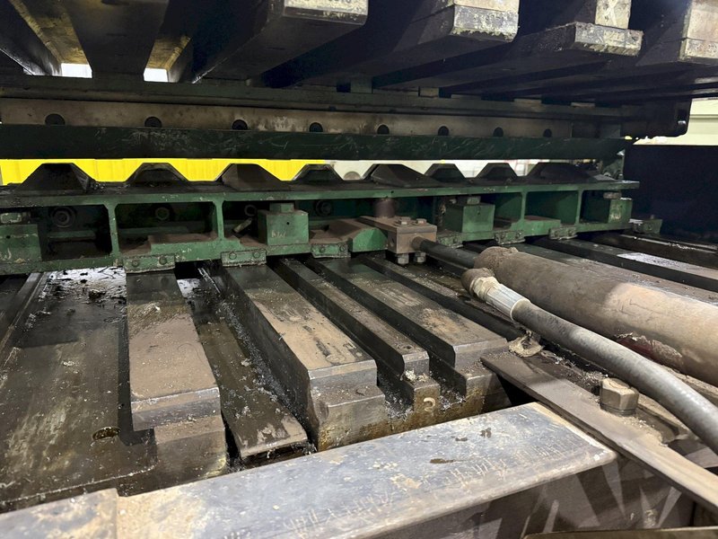 100 TON X 64" WIDE STAMCO MODEL #810-64 CUTOFF PRESS, WITH AIR CLUTCH: YOBRO #24793
