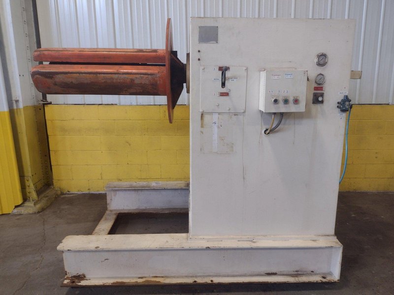 10,000 LB 5 TON X 42&quot; AMERICAN STEEL LINE MODEL #1000 PULL OFF  COIL REEL / UNCOILER: STOCK #15291