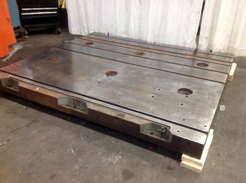 74' X 84' X 5' T SLOTTED TABLE: STOCK #65296