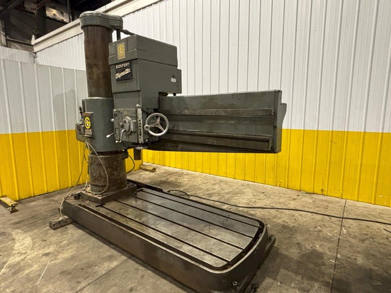 7' x 15" GIDDINGS &amp; LEWIS MODEL #962 G&amp;L RADIAL DRILL: YOBRO #24530