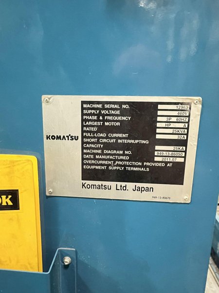 220 TON KOMATSU GAP FRAME STAMPING PRESS