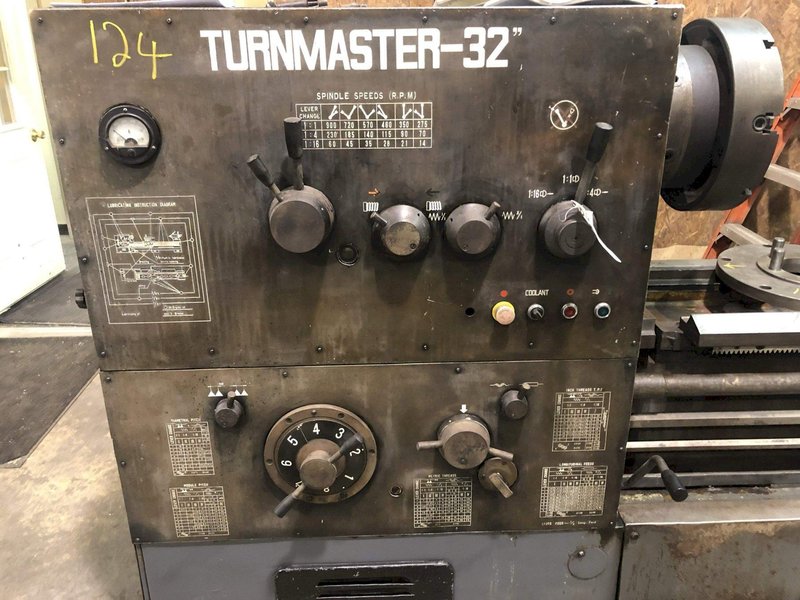 32" X 120" TIMEMASTER GAP BED ENGINE LATHE: STOCK #72823