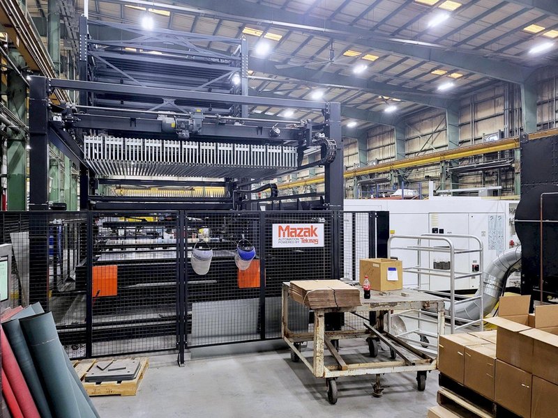 Mazak Optiplex 3015 10 KW Fiber III Laser Cutting Cell