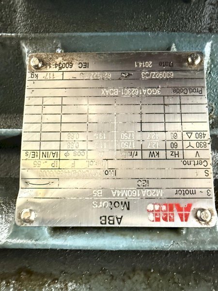 50 TON BP POWER ENGINEEERING FOUR POST HYDRAULIC PRESS (2014). STOCK # 0130425.