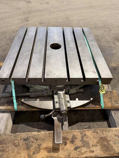 36" X 36" MANUAL  ROTARY TABLE. STOCK # 0668325