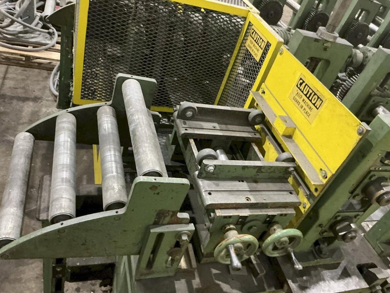 10 &amp; 12 STAND X 2" BRADBURY SIDE BY SIDE U JOINT DRIVE ROLLFORMER: YOBRO #24947