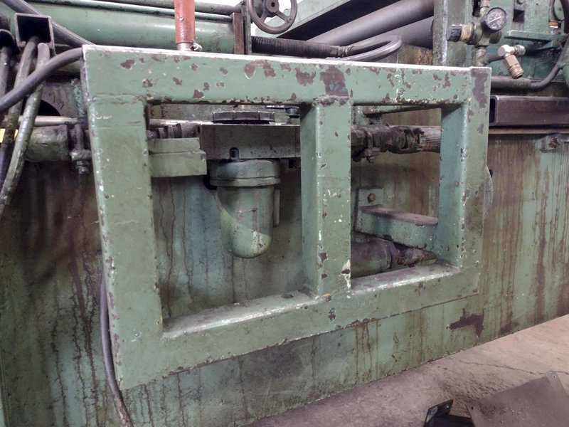 54" X 10 GAUGE DALLAS AIR FEED WITH EDWARDS SHEAR CUT TO LENGTH LINE: STOCK 15968