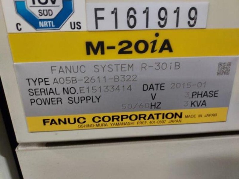 FANUC 2015 FANUC M-20iA 5-AXIS ROBOT   -  M-20iA