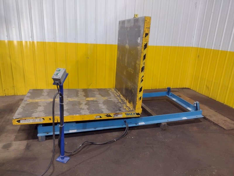 5,000 LBS X48"X 48" MAX MODEL #LPTT-UP-50-90 HYDRAULIC TILT UPENDER 90 DEGREE FLIP TABLE: YOBRO #25891