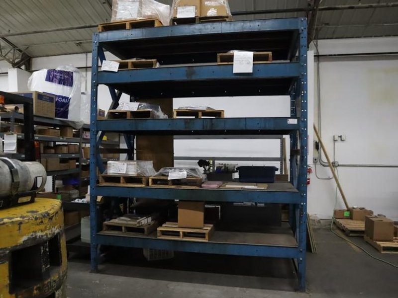 Pallet Racking 6 Shelves - NO CONTENTS 102&quot; x 48&quot; x 121&quot;H- Auction Item