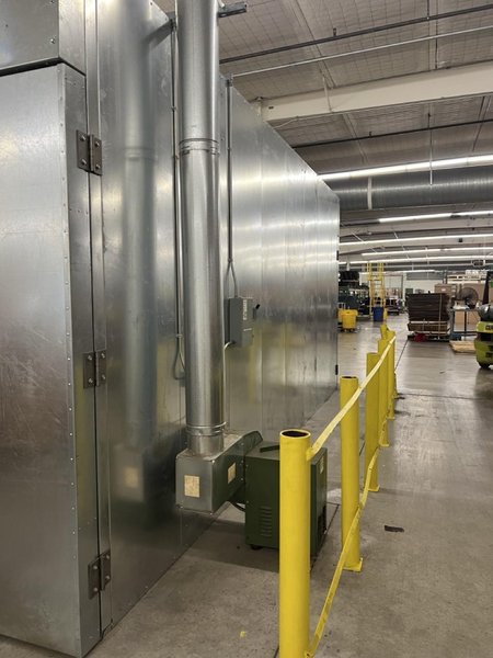 750 BTU/HR Reliant Powder Coating Natural Gas Oven, 2012 – Power Flame Burner FD75–PB