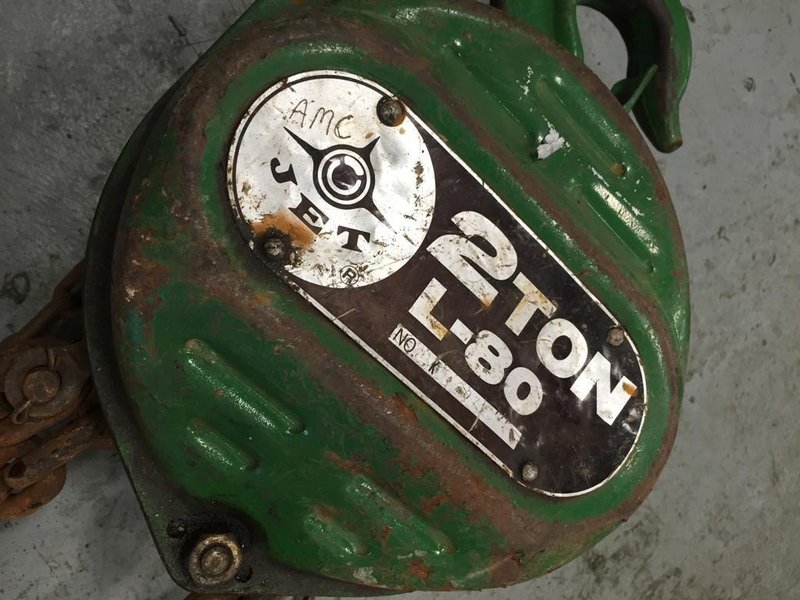 2 TON JET MANUAL LIFT CHAIN HOIST STOCK: 64131
