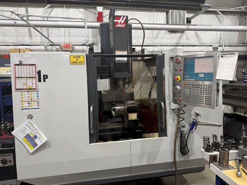 2012 Haas TM-1P w/4th Axis Used CNC Vertical Machining Center For Sale