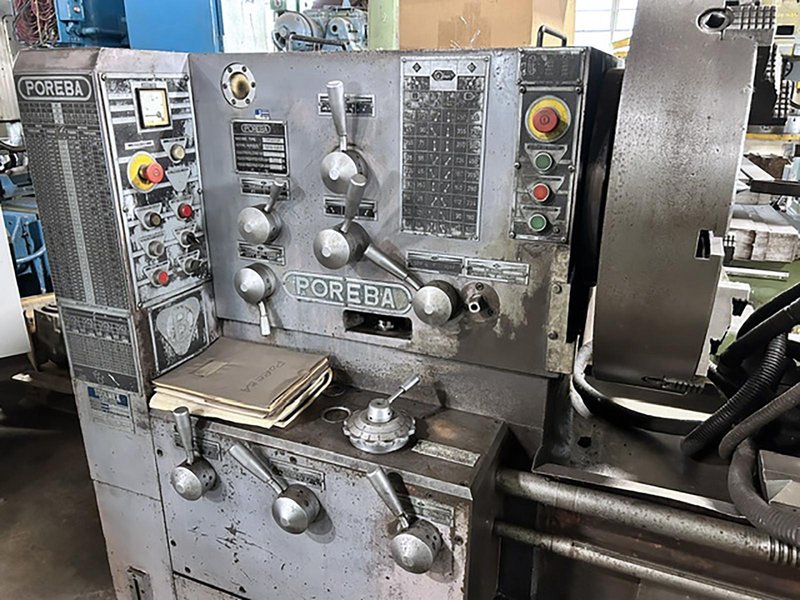 36" X 80" POREBA MODEL #TPK90A1/2M ENGINE LATHE 3.75" HOLE : YOBRO #25997