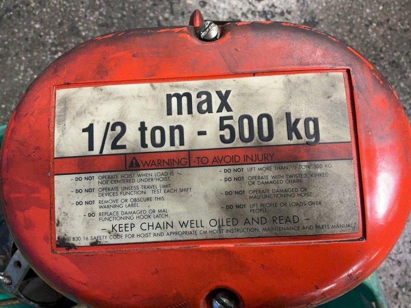 CM 1/2 TON HOIST   -  F