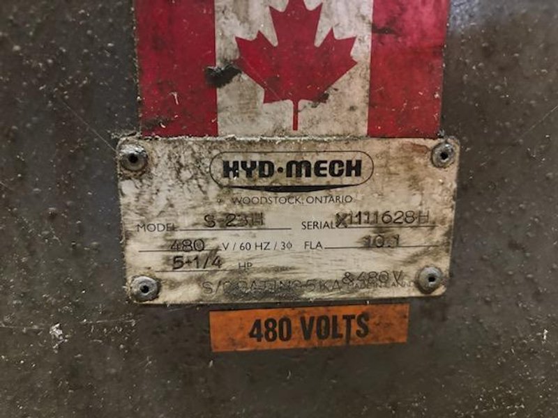 16" X 18" HYD-MECH MODEL #S23 SWIVEL HEAD S-23H HORIZONTAL BAND SAW: YOBRO #24549