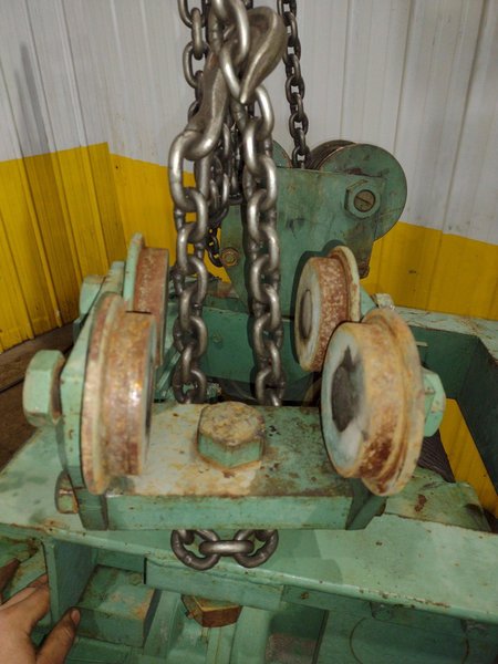 10,000 LBS (5 TON) PATTERSON POWERED CABLE HOIST: STOCK #22970