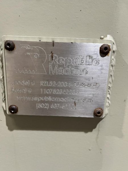 52&quot; Wide Republic Single Shaft Shredder, Model RZL52-200-S-15-3-80-D, 200hp