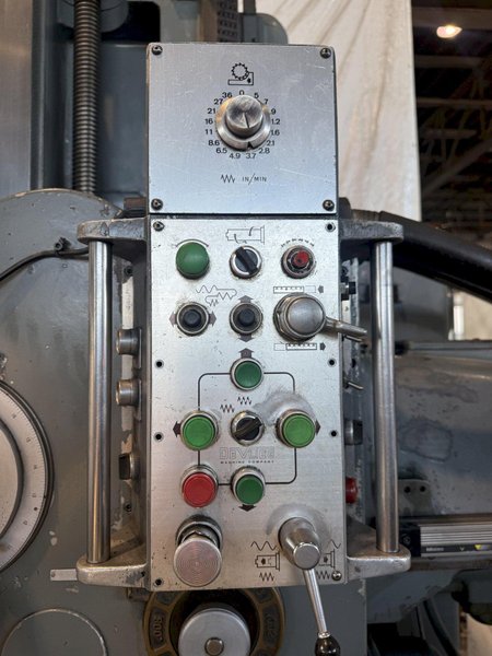 3" DEVLIEG 3H-72 HORIZONTAL BORING MILL. STOCK # 0113926