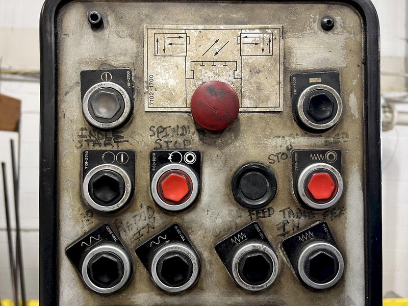 50 HP FRITZ WERNER  DOUBLE SIDED MODEL #FP7V2 HEAVY DUTY DUPLEX MILL/MILLING MACHINE. STOCK # 0309623