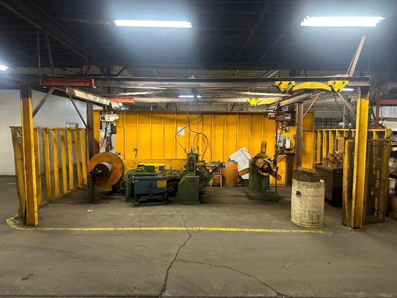 18&quot; WIDE X 2,500 LBS YODER MODEL #M2 PULL THROUGH SLITTING LINE, INCLUDES UNCOILER, SLITTER &amp; RECOILER: STOCK #22471