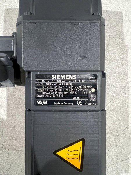 SIEMENS 1FT6034-1AK71-4EG1 MOTORS NEW