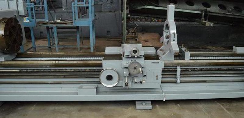 32.5" X 22'/10' LODGE &amp; SHIPLEY HOLLOW SPINDLE DUAL BED ENGINE LATHE: STOCK #10927