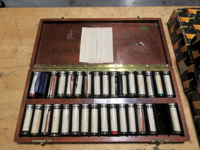 Thread Measuring Wire Sets, Feeler Gages, Radius Gages, Starrett Bubble Level- Auction Item