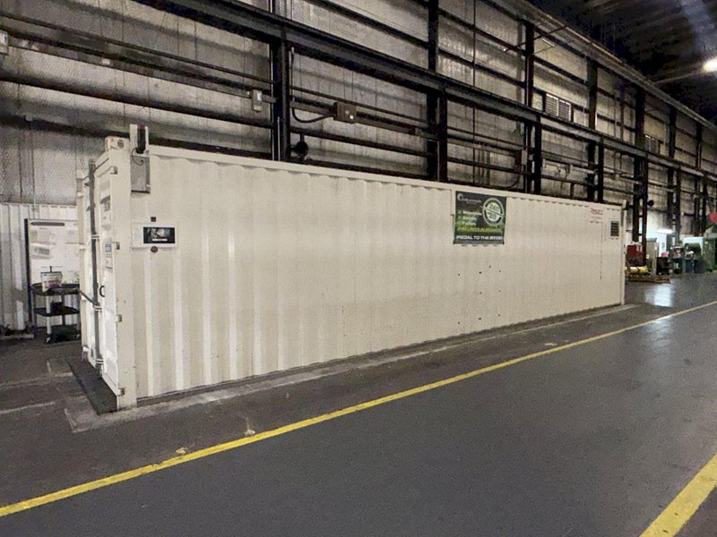 10,000 PSI x 40' RESATO CONTAINERIZED HIGH PRESSURE TEST BAY W/ 3 TON YALE HOIST SYSTEM, NEW 2015: YOBRO #25867