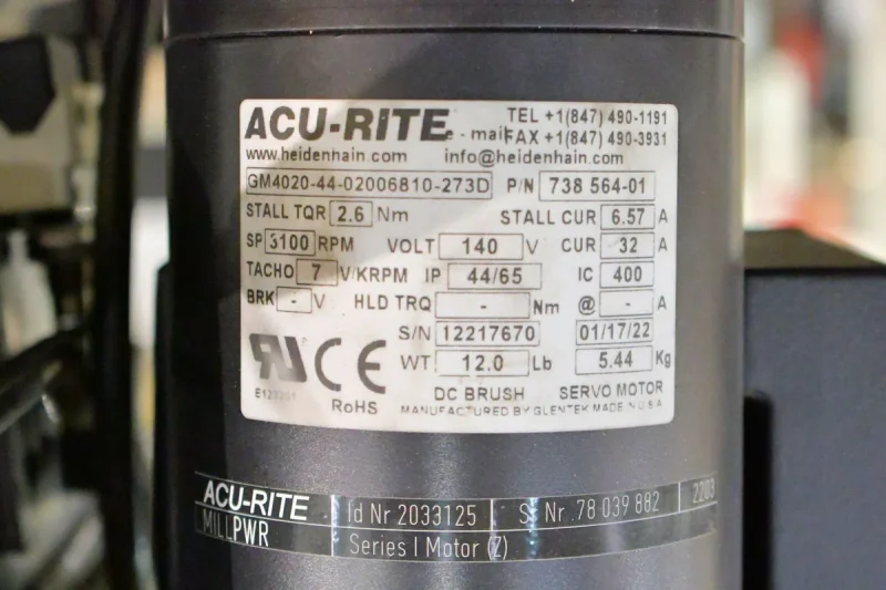 2021 Acer Model E-Mill 3VKH-54 3 HP CNC Vertical Milling Machine