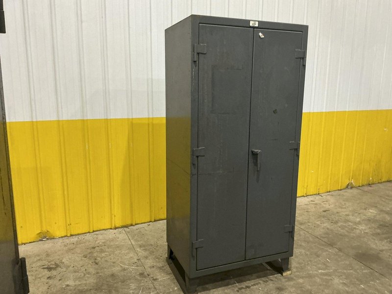 36" X 24" X 79" STRONG HOLD 2-DOOR STORAGE CABINET: YOBRO #25011
