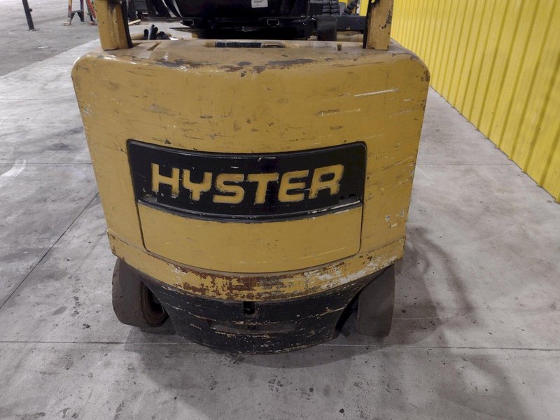 3,000 LB HYSTER MODEL #E45XM-27 ELECTRIC LIFT TRUCK FORKLIFT: STOCK #20642