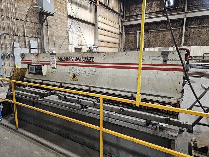1/4″ x 10′ Masteel MSH-10250 Hydraulic Shear