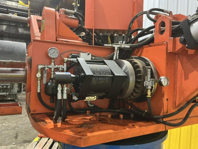 8,000 LB X 36" CWP MODEL #4.5RD-36 DOUBLE END PULL OFF COIL REEL UNCOILER : YOBRO #25028