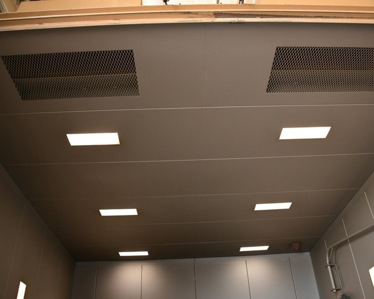 16' x 18' x 14' HIGH ABRASIVE BLAST SYSTEMS (ABS) SHOT BLAST ROOM: YOBRO #25726