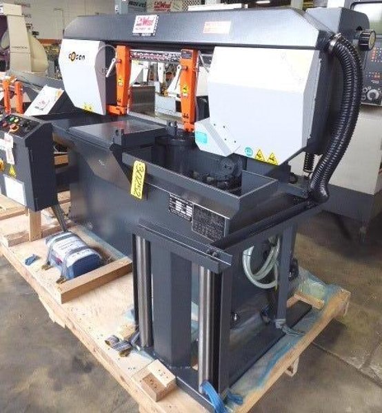 11" x 19" COSEN Horizontal Band Saw Model SH-500M, Miter, Semi-Auto, 1" Blade 3 HP, To Order