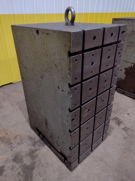 48&quot; X 24&quot; X 30&quot; ANGLE PLATES SET OF (2) T-SLOTTED BLOCKS: STOCK #19048