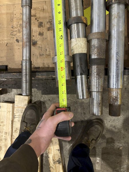 2.5&quot; DAHLSTROM ROLLFORMER PARTS, SHAFT ARBORS, GEARS, SIDE PASSES &amp; MORE: STOCK #22621