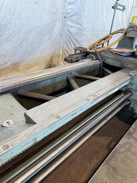 36" X 168" NILES N6/4000 HEAVY DUTY ENGINE LATHE. STOCK #1215225