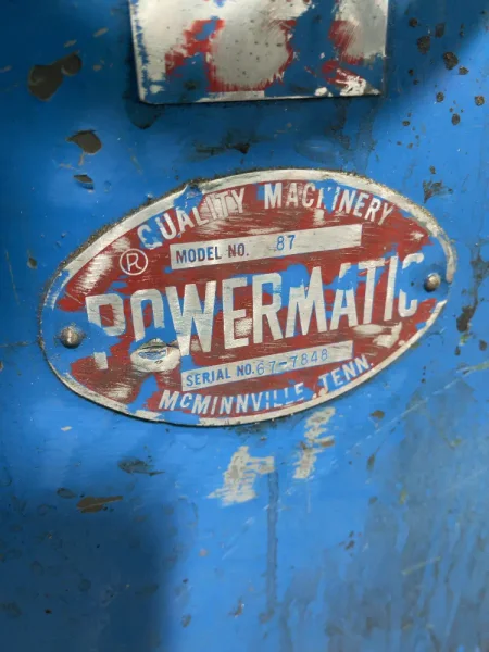 POWERMATIC 24” X 24” VERTICAL BAND SAW  -  87
