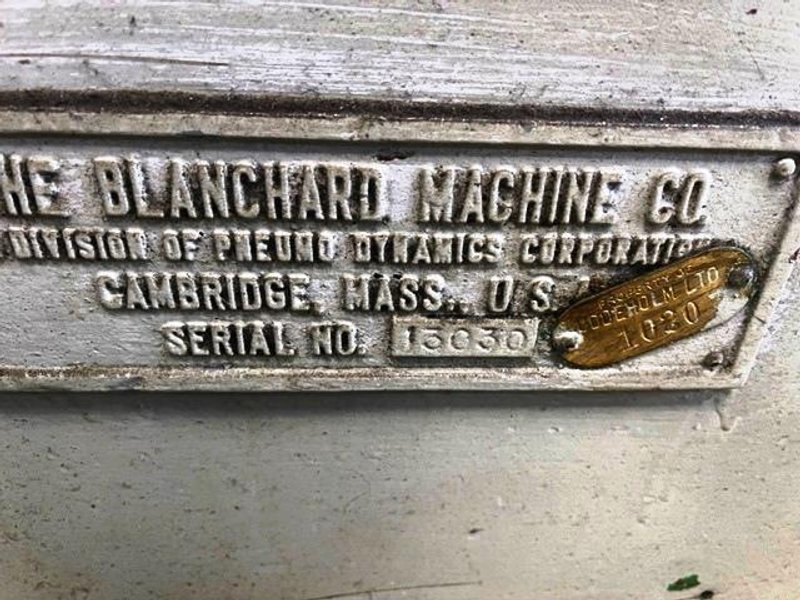 Blanchard #32K-60, 60" Vertical Spindle Rotary Surface Grinder, 68