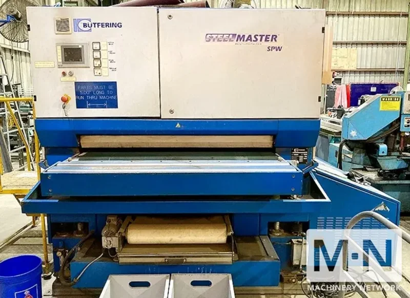 53&quot; BUTFERING STEELMASTER SPW 413 RTTB 4 HEAD WET SANDING MACHINE