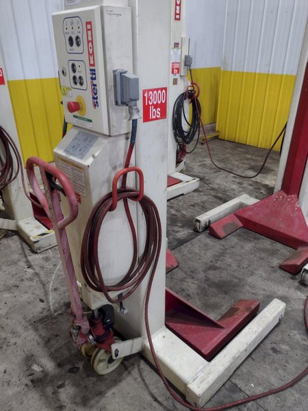 (4) 13,000 LBS STERTIL-KONI MODEL ST-1060 HEAVY DUTY MOBILE COLUMN LIFT JACKS: STOCK #23063